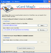 Export MS Outlook Contacts & Import vCard files in Outlook