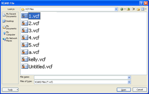 Step 4 of How to Export a vCard from Outlook 2003