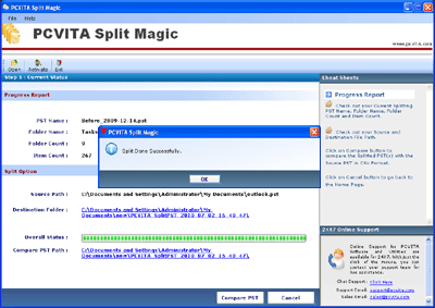 Split Outlook PST 2.2