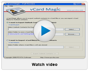 Get the details info about vCard Konverter software 